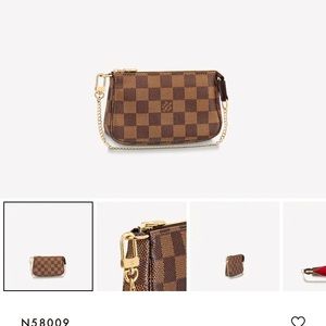 Louis Vuitton Damier Mini Pouchette Accessoires